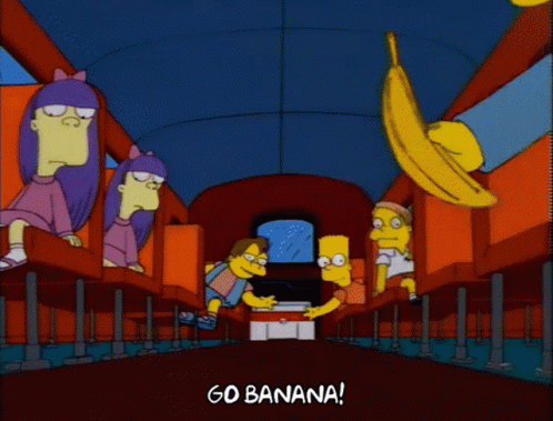 Go Banana Ralph Wiggum GIF - Go Banana Ralph Wiggum The Simpsons GIFs