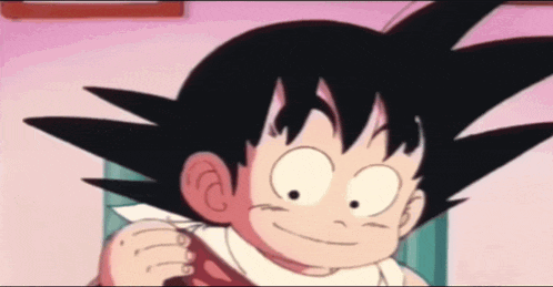 a close up of a cartoon character 's face with a pink background