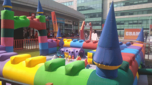 Inflated Kids Play Area GIF