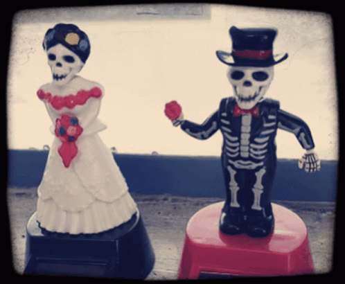 Dancing Skeletons Dancing GIF - Dancing Skeletons Dancing Dia De Los Muertos GIFs