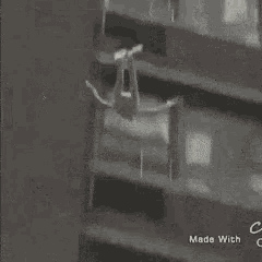 a black and white photo of a house with the words made with s on the bottom