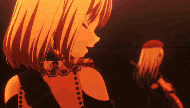 a girl is singing into a microphone while another girl stands behind her