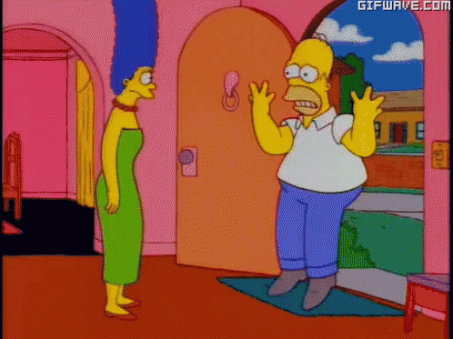 Ay Mamacita Simpsons GIF - Nervioso Nervios Nerviosa GIFs