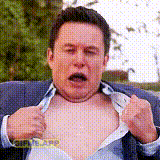a man in a suit is taking off his shirt while sitting in a chair .