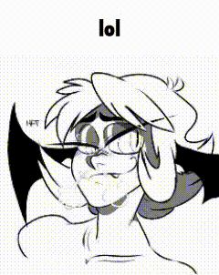 a black and white drawing of a person with a green screen behind them and the words lol .