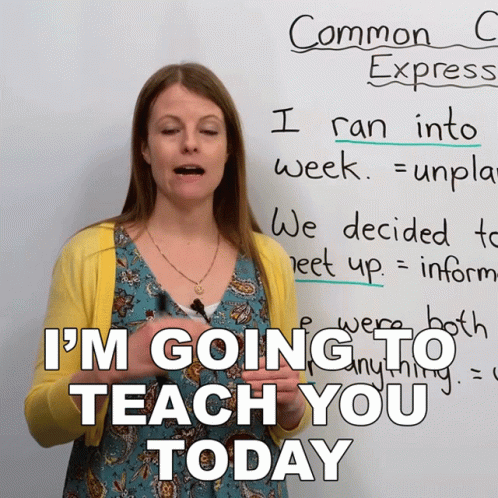 Im Going To Teach You Today Emma GIF - Im Going To Teach You Today Emma Learn English With Emma GIFs
