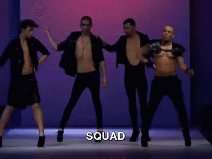 Showing Up To The Mall W/ My Friends Like GIF - Boys Squad Werq GIFs