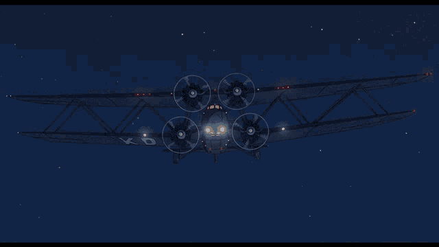 a plane that has the letter x on the side