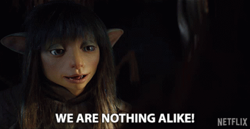 We Are Nothing Alike Different GIF - We Are Nothing Alike Different Unique GIFs