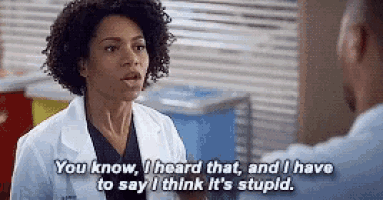Greys Anatomy Thats Stupid GIF