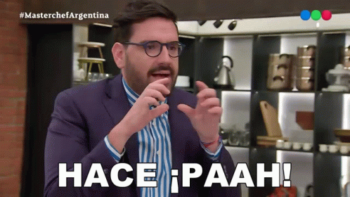 Hace Paah Damian Betular GIF - Hace Paah Damian Betular Masterchef Argentina GIFs