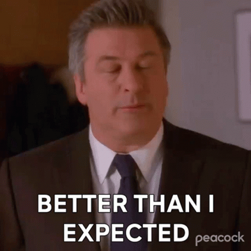 Better Than I Expected Jack Donaghy GIF - Better Than I Expected Jack Donaghy 30rock GIFs
