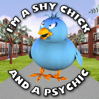 Shy Chick Psychic GIF - Shy Chick Psychic Esp GIFs