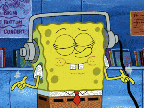 Listening To Music GIF - Listening To Music Spongebob GIFs
