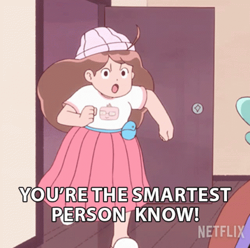 Youre The Smartest Person I Know Bee GIF - Youre The Smartest Person I Know Bee Bee And Puppycat GIFs