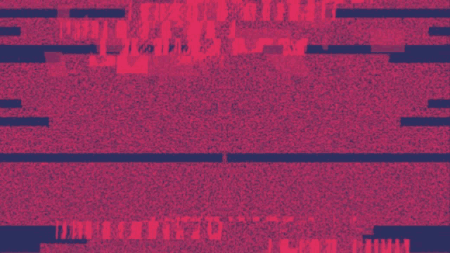 a pink and blue background with a few lines and a few words on it