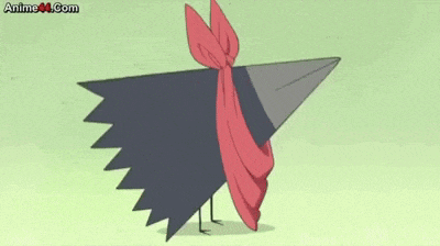 a cartoon of a bird with the words nice to meet you