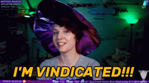Random Tuesday Im Vindicated GIF - Random Tuesday Im Vindicated Witch Hat GIFs