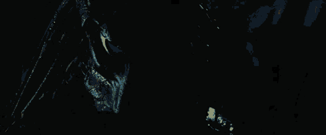 a dark blue background with a few white lines on it