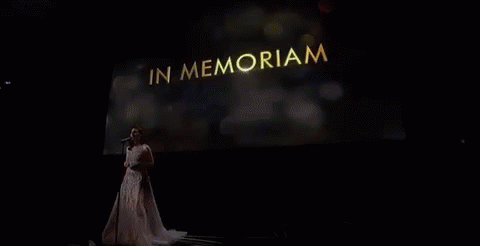 In Memoriam GIF - Oscars Oscars2017 Sara Bareilles GIFs