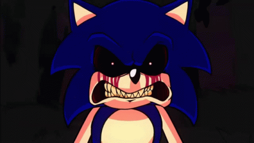 Sonic Exe Laugh GIF - Sonic Exe Laugh Turning Face GIFs