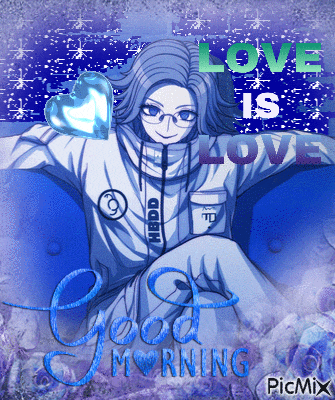 a picture of a girl with a heart and the words love is love on it