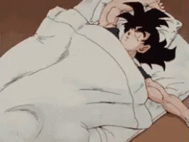 Goku Que Descanses GIF - Goku Anime Tired GIFs