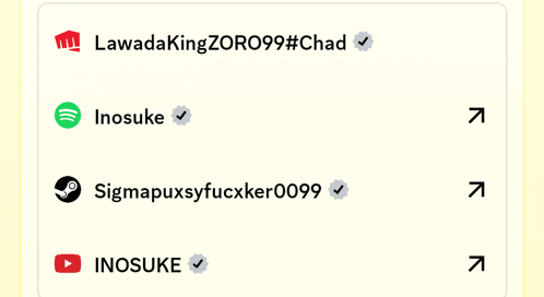 a list of spotify inosuke and steam logos