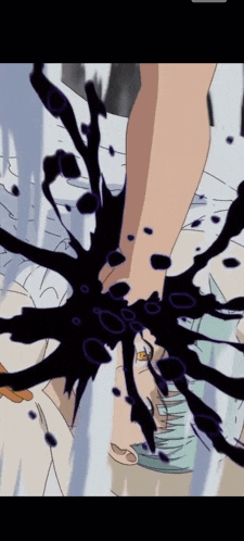 a person 's arm is covered in black spots