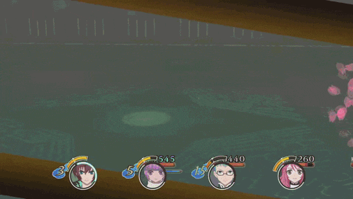 a screenshot of a video game shows a girl with hp 7515