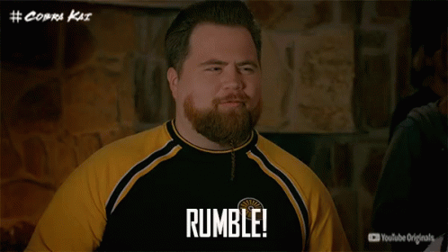 Rumble Time To Rumble GIF - Rumble Time To Rumble Cobra Kai GIFs