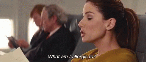 Miss Congeniality Allergic GIF - Miss Congeniality Allergic What Am I Allergic To GIFs