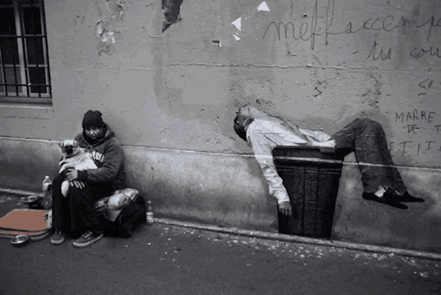 Homeless Lady GIF