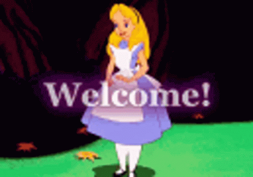 Welcome Alic In Wonderland GIF - Welcome Alic In Wonderland Bow GIFs