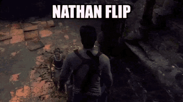 Nathan Flip Uncharted GIF - Nathan Flip Uncharted Nathan Drake GIFs