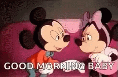 Good Morning Baby Mickey Mouse GIF - Good Morning Baby Mickey Mouse Hug GIFs