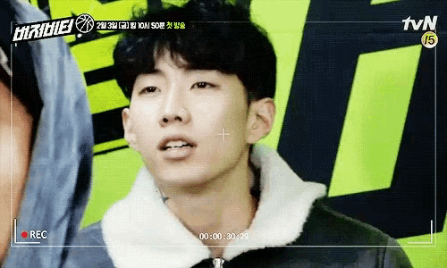 a man is being recorded on a tvn channel