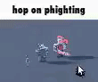 Hop On Meme Phighting GIF - Hop On Meme Phighting Roblox GIFs