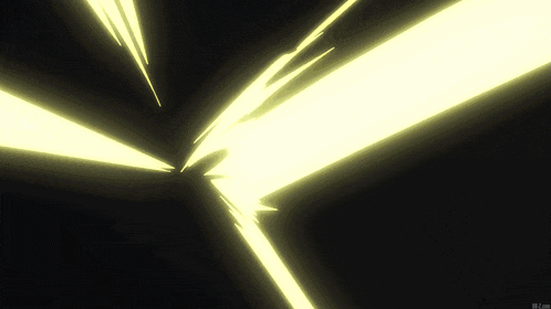 a computer generated image of a yellow lightning bolt