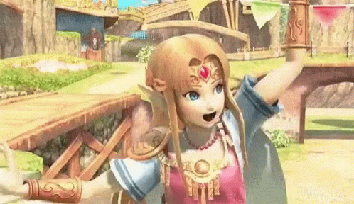Waving Zelda GIF - Waving Zelda Hi There GIFs