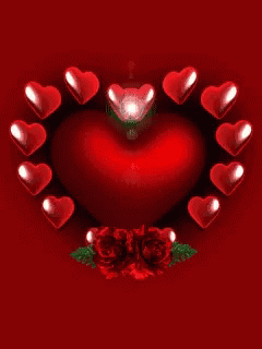 Heart Loves GIF - Heart Loves Roses GIFs