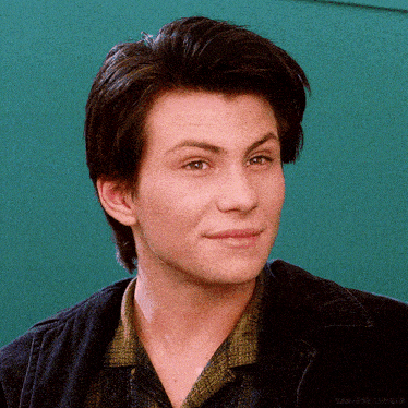 a close up of a young man 's face with the words van-pir.tumblr below