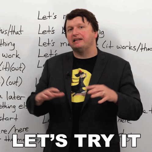 Lets Try It Alex GIF - Lets Try It Alex Learn English With Alex GIFs