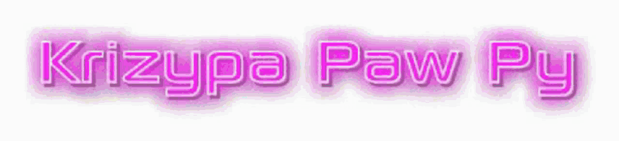 a red sign that says krizypa paw py on it