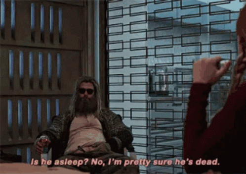 Thor Asleep GIF - Thor Asleep I Am GIFs