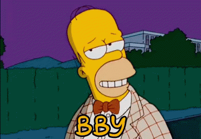 Bby... - The Simpsons GIF - Bb Bby Hey Bby GIFs