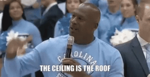 The Ceiling Is The Roof Speaking GIF - The Ceiling Is The Roof Speaking Michael Jordan GIFs