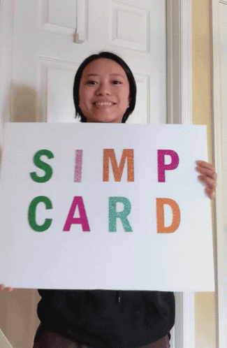 Simp Card Here You Go GIF - Simp Card Here You Go Simp GIFs