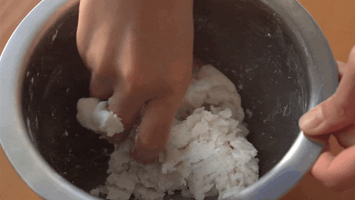 Mixing Dough Two Plaid Aprons GIF