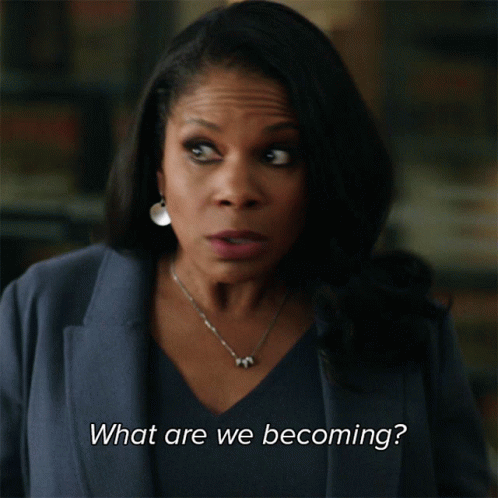 What Are We Becoming Liz Reddick GIF - What Are We Becoming Liz Reddick The Good Fight GIFs